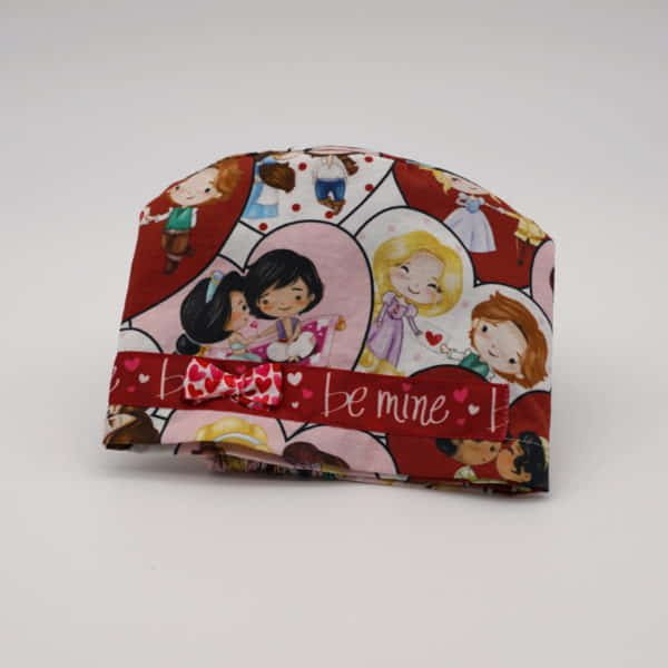 Valentines Character Couples Scrub Cap
