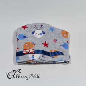 Baby Animal Faces - Knit Scrub Cap