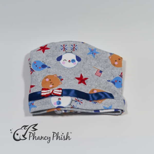 Baby Animal Faces - Knit Scrub Cap