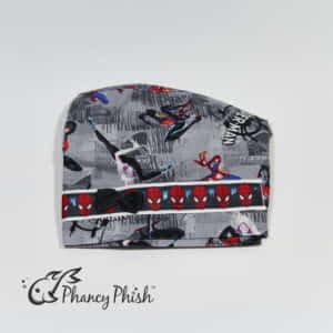 Spiderman Gray Scrub Cap
