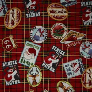 Christmas Plaid Signs